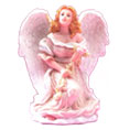 Hand Painted Angel Sculpture