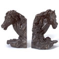 Red Stone Stallion Bookends